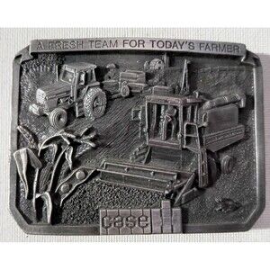 Case/IH International Harvester 1985 Limited Edition Pewter Belt Buckle